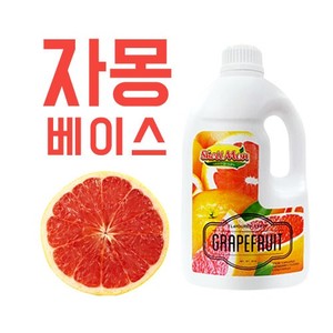 잇츠프라이스-자몽 과일 농축액 베이스  2kg 시럽 원액 에이드