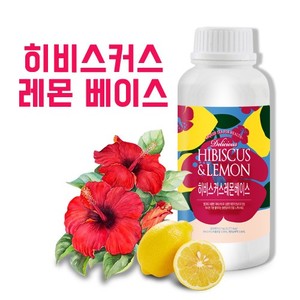 잇츠프라이스-쉘몬 과일 농축액 베이스 히비스커스레몬 1kg 시럽 원액 에이드